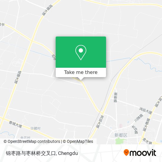 锦枣路与枣林桥交叉口 map