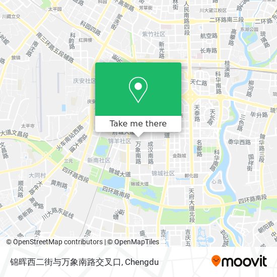 锦晖西二街与万象南路交叉口 map