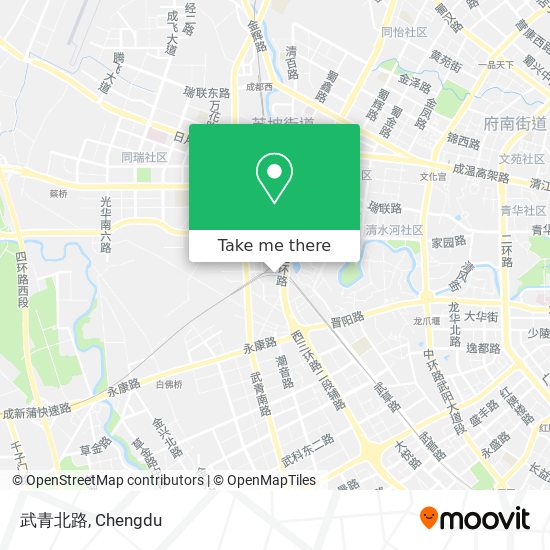 武青北路 map