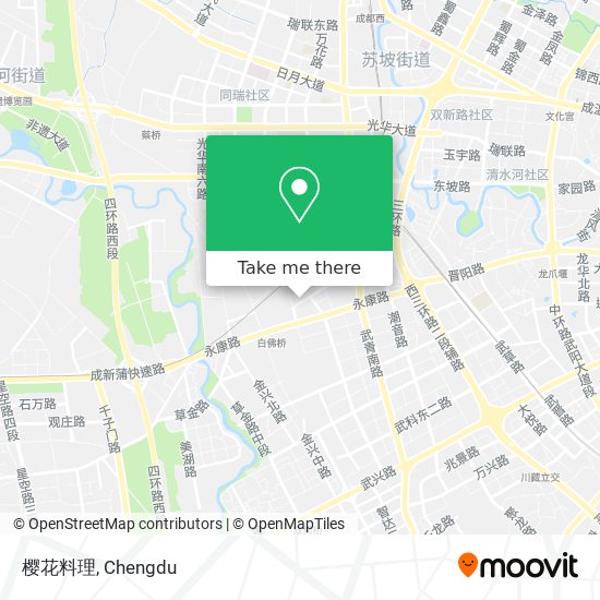 樱花料理 map