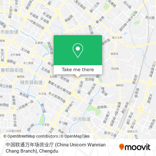 中国联通万年场营业厅 (China Unicom Wannian Chang Branch) map