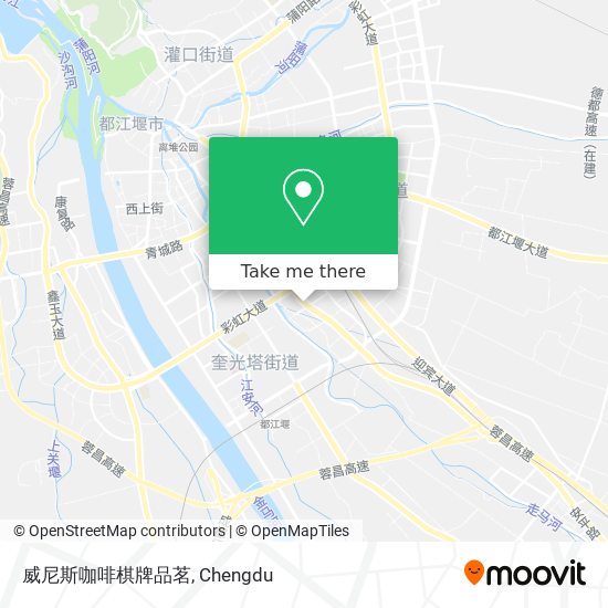 威尼斯咖啡棋牌品茗 map