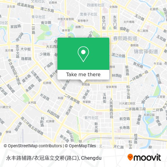 永丰路辅路/衣冠庙立交桥(路口) map