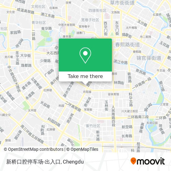 新桥口腔停车场-出入口 map