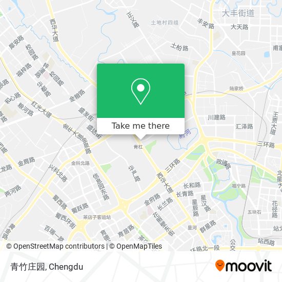青竹庄园 map