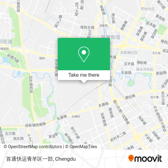 首通快运青羊区一部 map