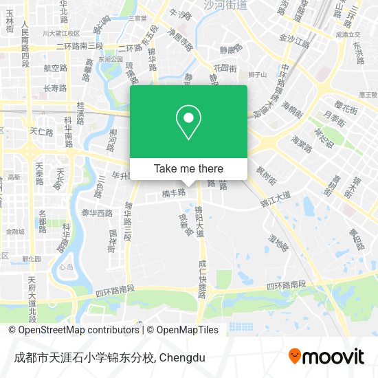 成都市天涯石小学锦东分校 map