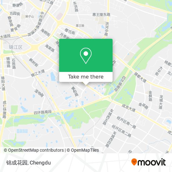 锦成花园 map