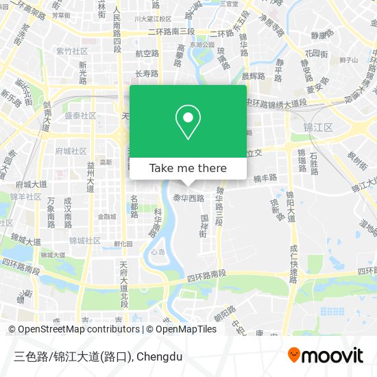 三色路/锦江大道(路口) map