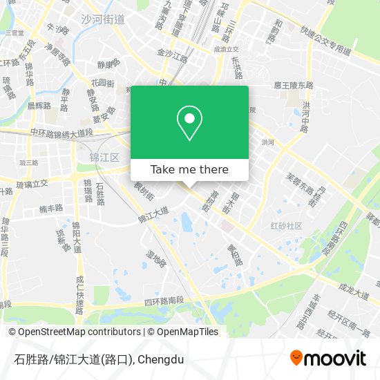 石胜路/锦江大道(路口) map