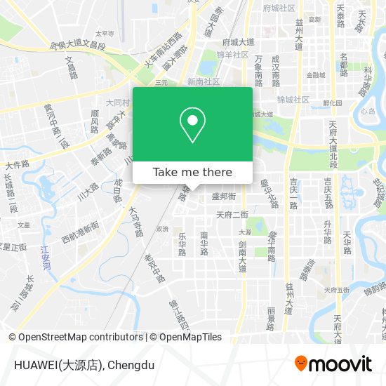 HUAWEI(大源店) map