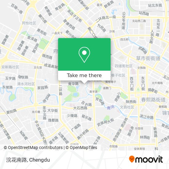 浣花南路 map