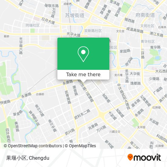 果堰小区 map