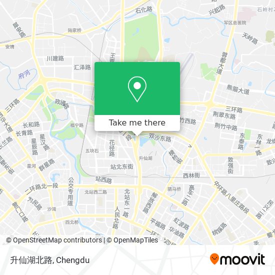 升仙湖北路 map