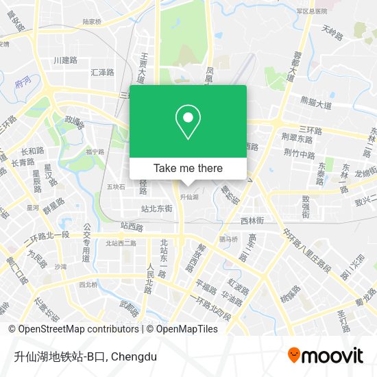 升仙湖地铁站-B口 map