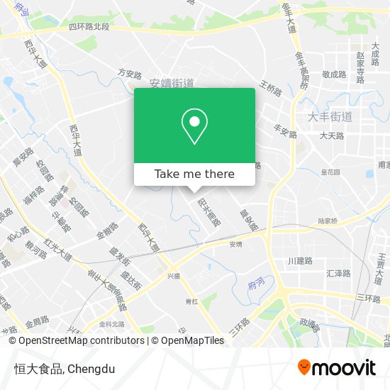 恒大食品 map
