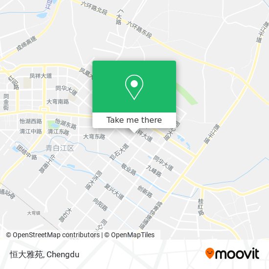 恒大雅苑 map