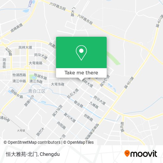 恒大雅苑-北门 map