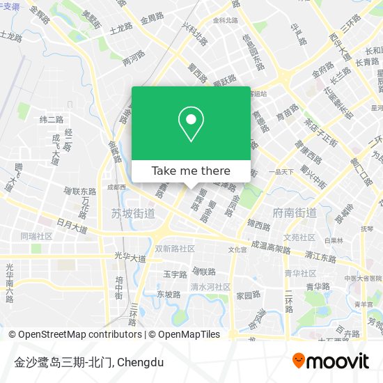 金沙鹭岛三期-北门 map