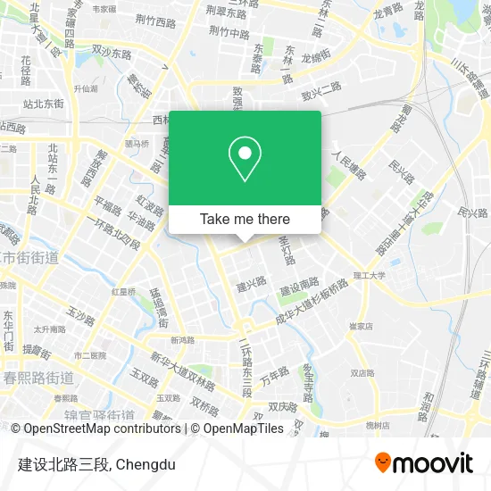 建设北路三段 map