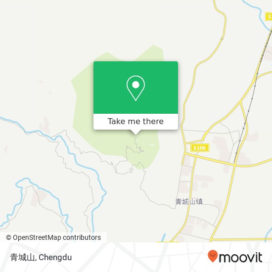 青城山 map