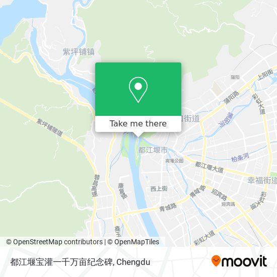 都江堰宝灌一千万亩纪念碑 map
