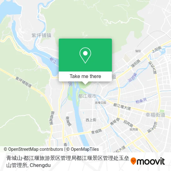 青城山-都江堰旅游景区管理局都江堰景区管理处玉垒山管理所 map