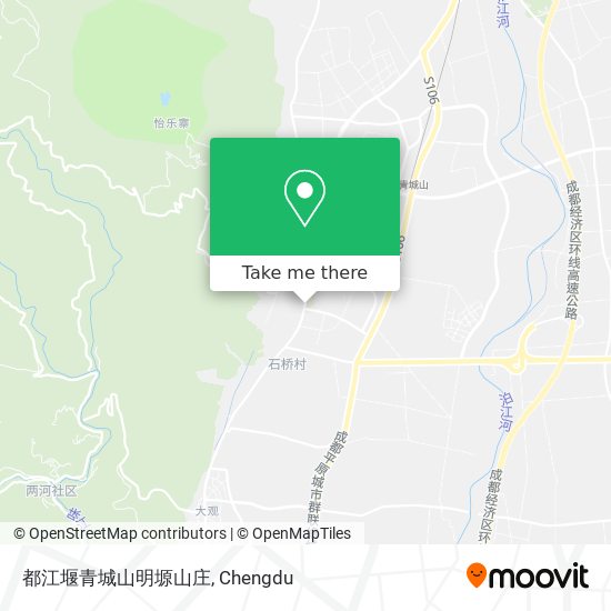 都江堰青城山明塬山庄 map