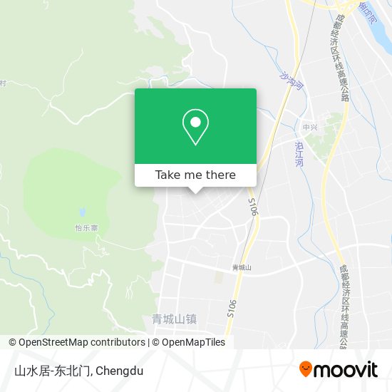 山水居-东北门 map