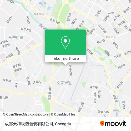 成都天和吸塑包装有限公司 map