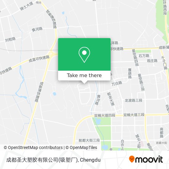 成都圣大塑胶有限公司(吸塑厂) map