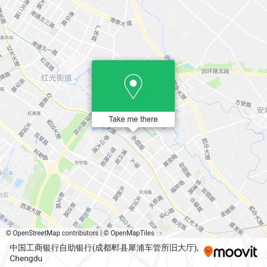 中国工商银行自助银行(成都郫县犀浦车管所旧大厅) map