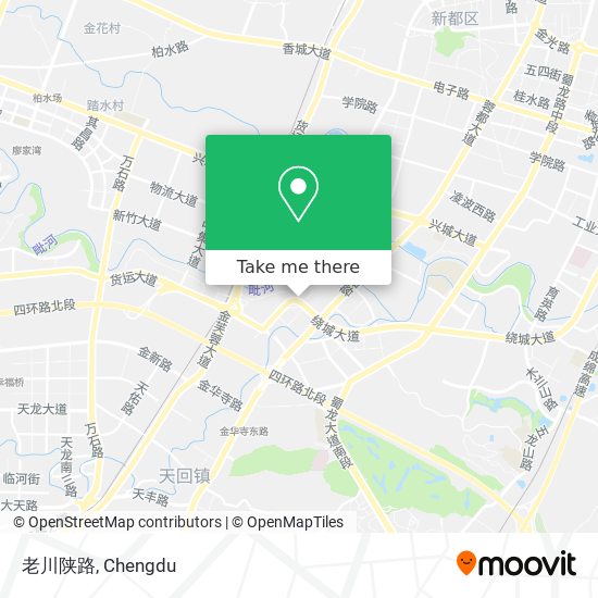 老川陕路 map