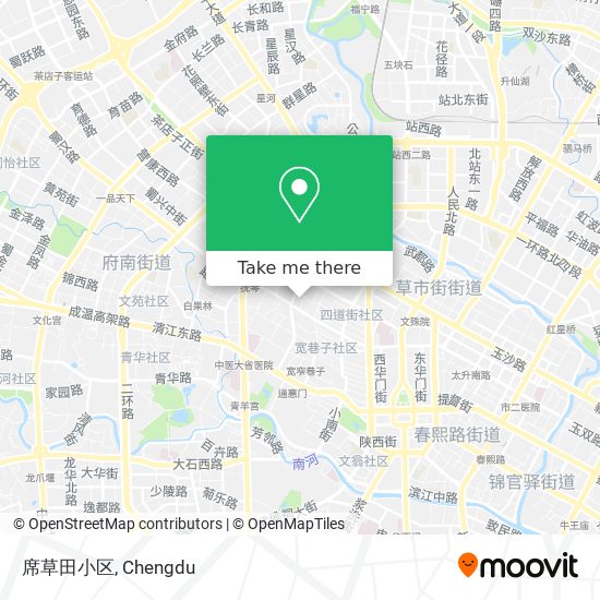 席草田小区 map