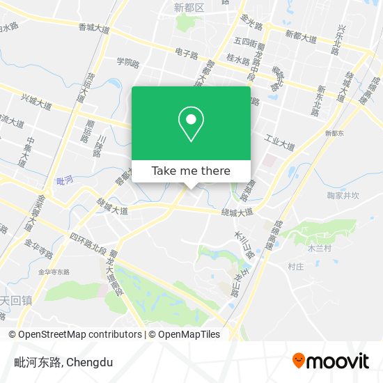 毗河东路 map
