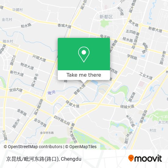 京昆线/毗河东路(路口) map