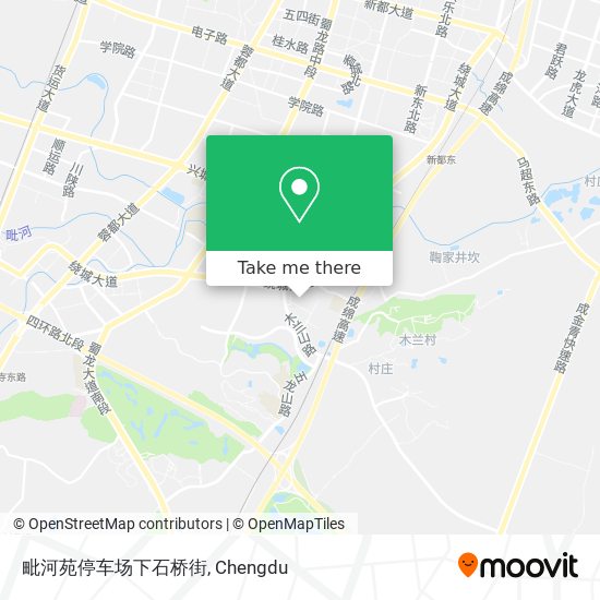 毗河苑停车场下石桥街 map