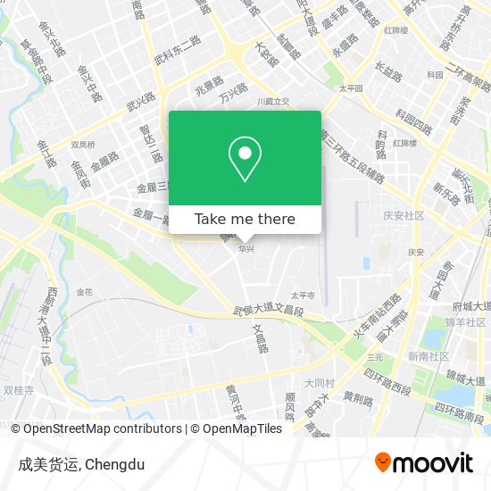成美货运 map