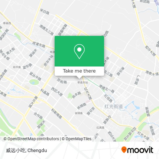 威远小吃 map
