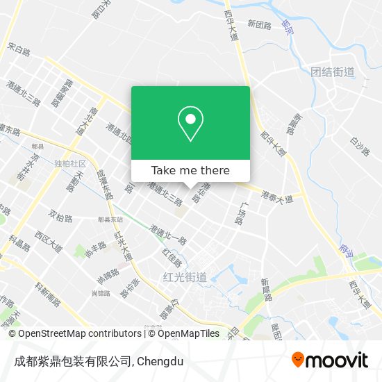 成都紫鼎包装有限公司 map