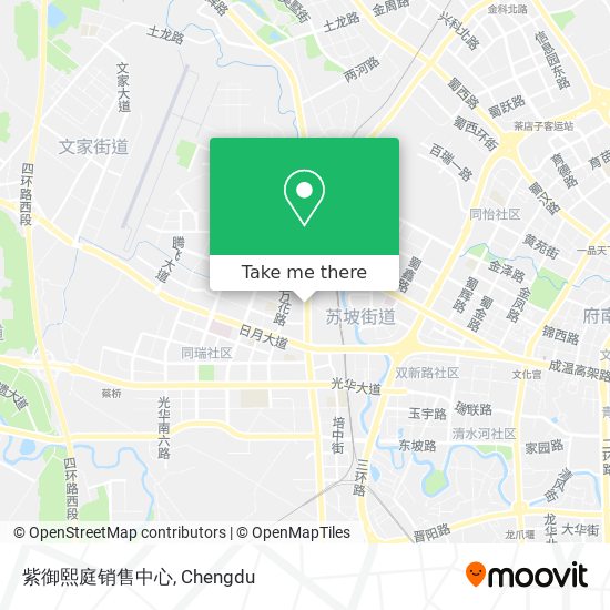 紫御熙庭销售中心 map
