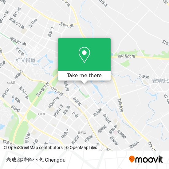 老成都特色小吃 map