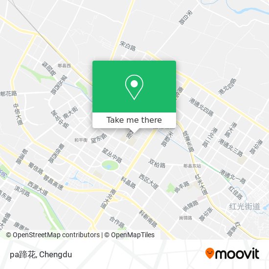 pa蹄花 map