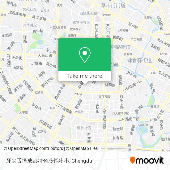 牙尖舌怪成都特色冷锅串串 map