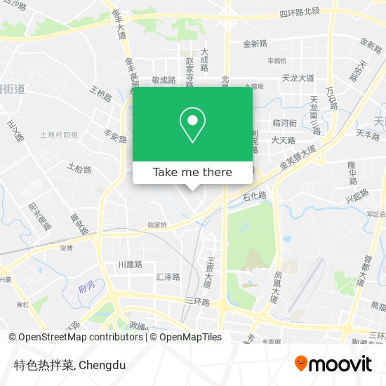 特色热拌菜 map