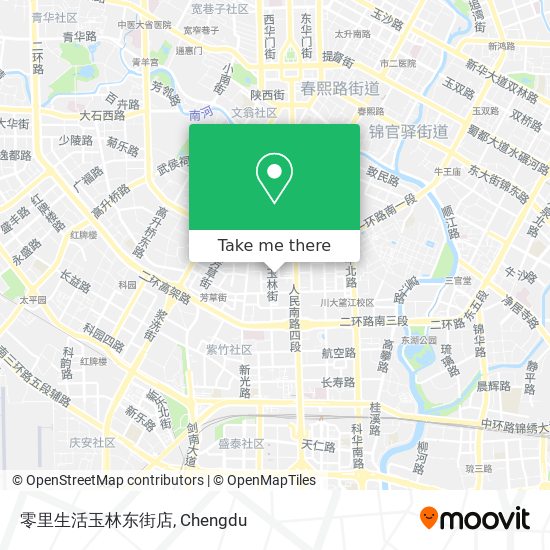 零里生活玉林东街店 map