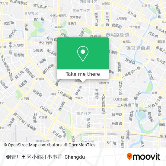 钢管厂五区小郡肝串串香 map