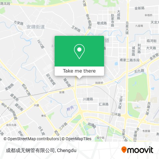 成都成无钢管有限公司 map