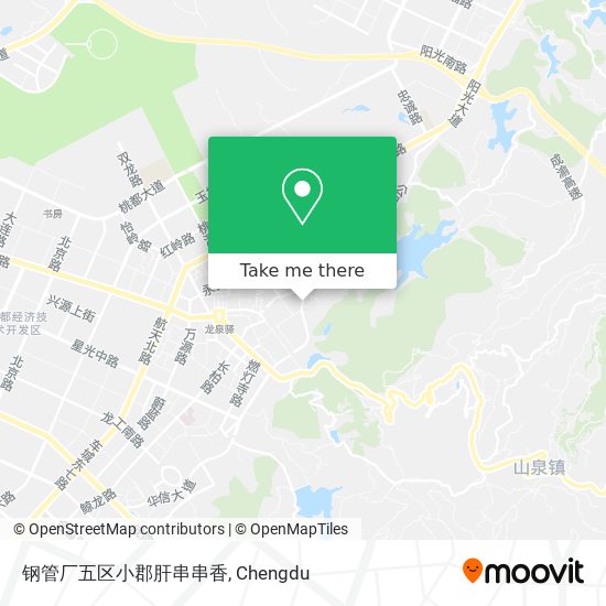 钢管厂五区小郡肝串串香 map