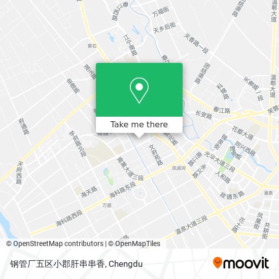 钢管厂五区小郡肝串串香 map
